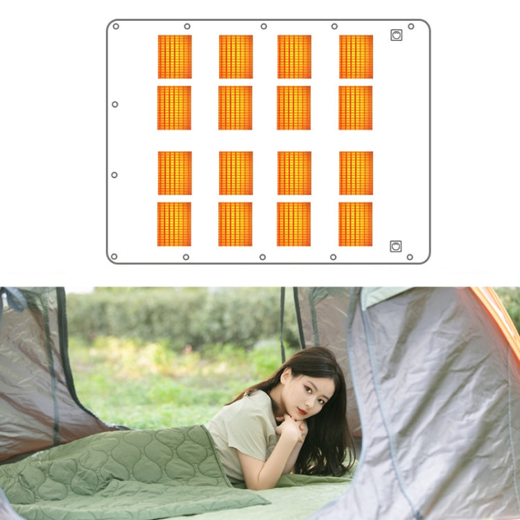 Outdoor Camping USB Electric Blanket 5V Heating Pad, Style: Double Model